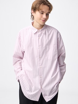 イージーケアブロードシャツ(柄)