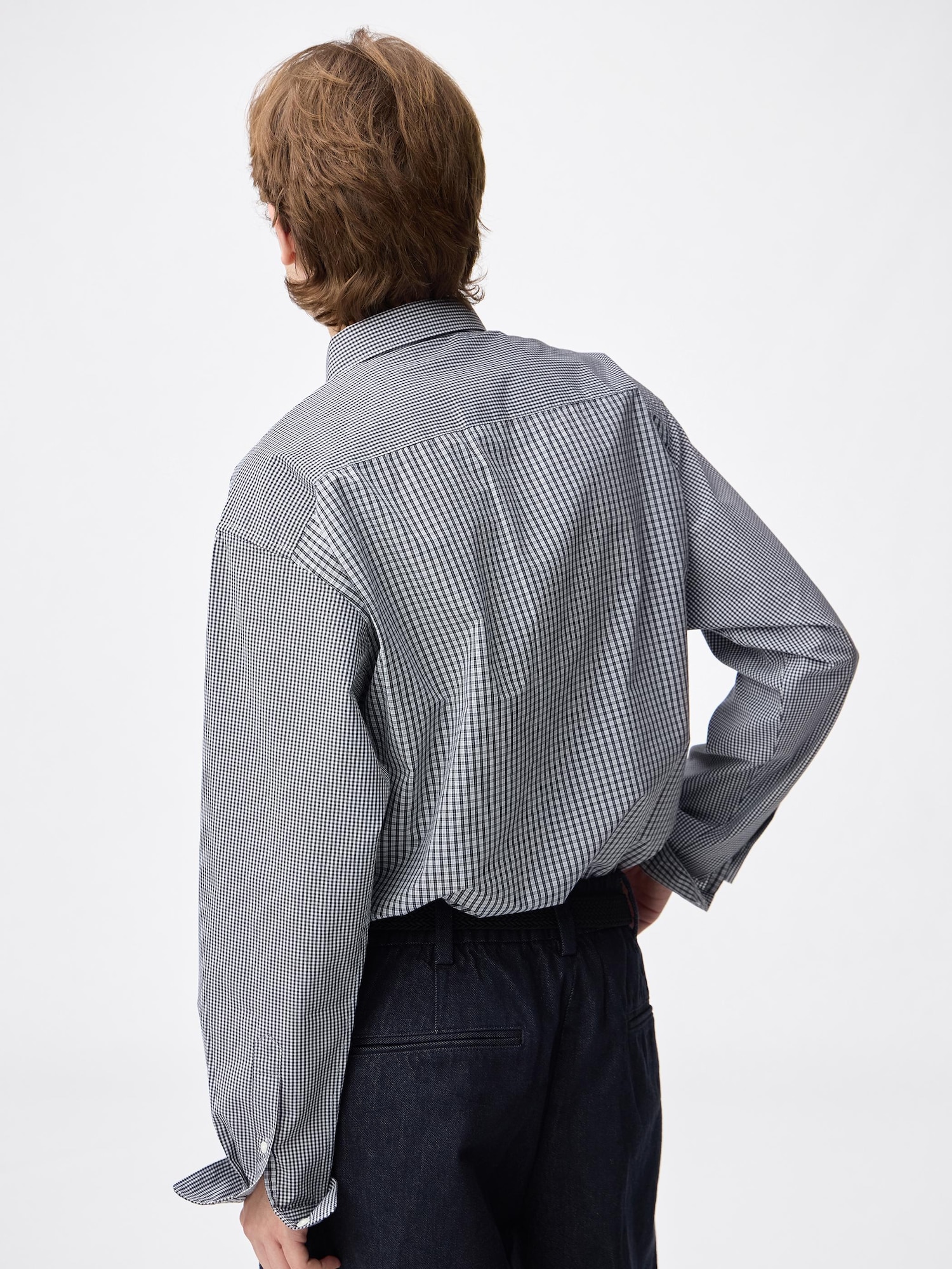 GU公式 | イージーケアブロードシャツ(柄)