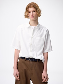 イージーケアブロードシャツ(5分袖)