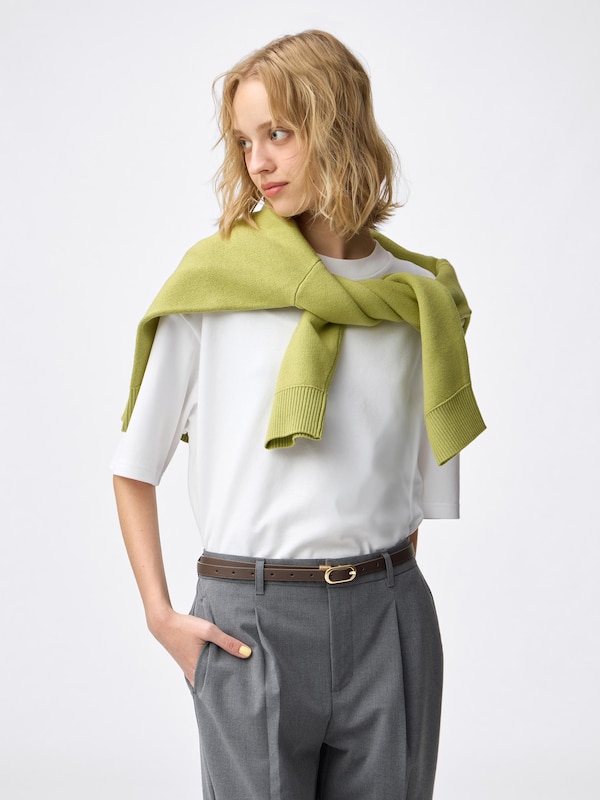 オーバルバックルリバーシブルベルト