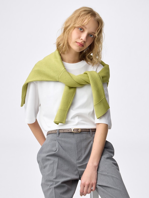 オーバルバックルリバーシブルベルト