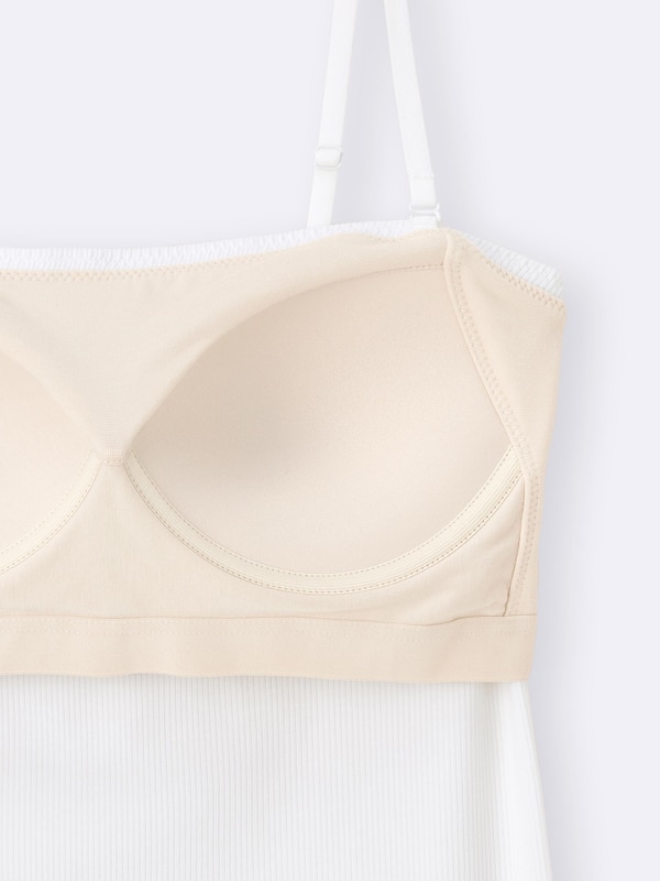 ブラフィールリブチューブトップ