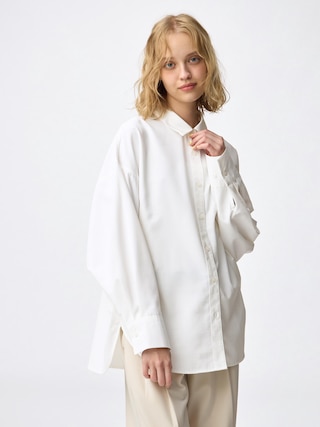 ドルマンスリーブシャツ 【レディース】 【シャツ・ブラウス】【GU公式/ジーユー】 【OFF WHITE】