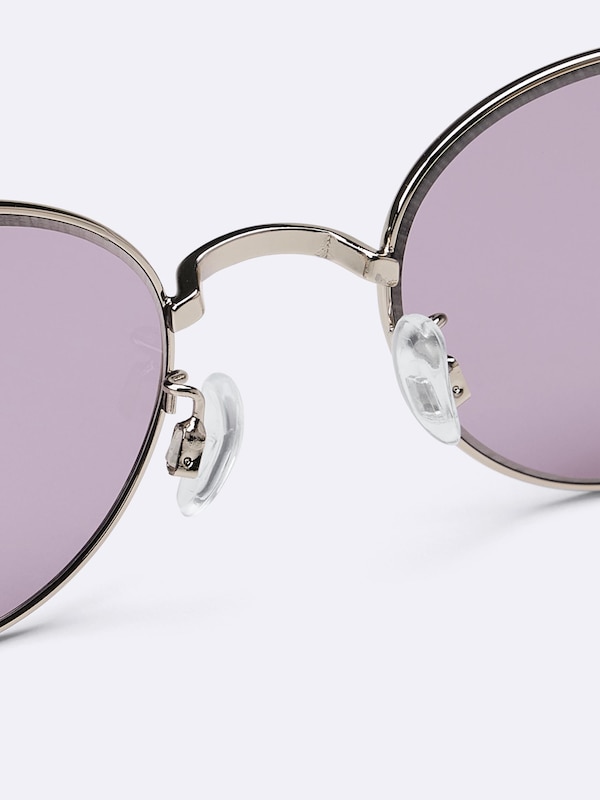 UVカットラウンドメタルサングラス