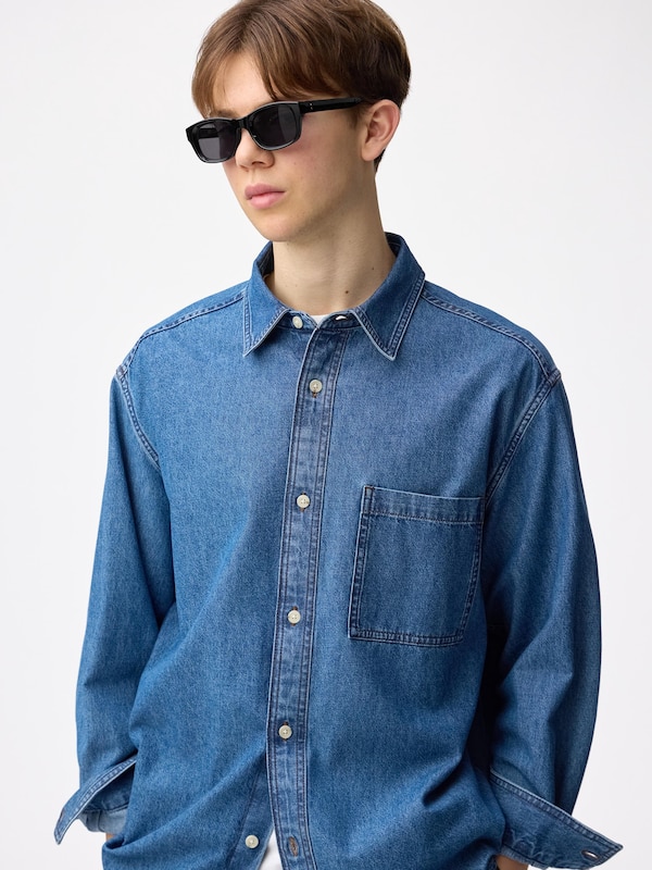 UVカットボリュームスクエアサングラス