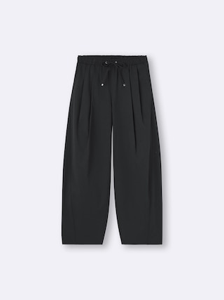バレルレッグプルオンパンツQ+OS(米国仕様) 【レディース】 【パンツ】【GU公式/ジーユー】 【BLACK】 バレルレッグプルオンパンツQ+OS(米国仕様) 【レディース】 【パンツ】【GU公式/ジーユー】 【BLACK】