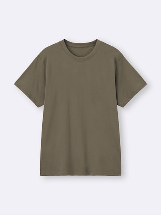 コットンカラークルーネックT+OS(米国仕様) 【メンズ】 【インナー・下着】【GU公式/ジーユー】 【DARK BROWN】 コットンカラークルーネックT+OS(米国仕様) 【メンズ】 【インナー・下着】【GU公式/ジーユー】 【DARK BROWN】