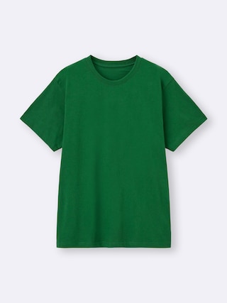 コットンカラークルーネックT+OS(米国仕様) 【メンズ】 【インナー・下着】【GU公式/ジーユー】 【GREEN】 コットンカラークルーネックT+OS(米国仕様) 【メンズ】 【インナー・下着】【GU公式/ジーユー】 【GREEN】