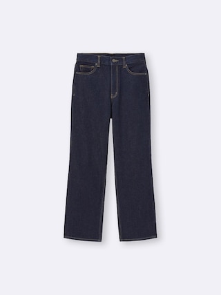 ハイライズストレートジーンズ+OS(米国仕様) 【レディース】 【パンツ】【GU公式/ジーユー】 【NAVY】 ハイライズストレートジーンズ+OS(米国仕様) 【レディース】 【パンツ】【GU公式/ジーユー】 【NAVY】