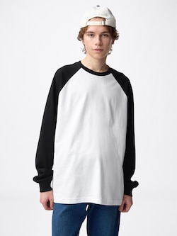 ヘビーウェイトクルーネックT(長袖)(ラグラン)