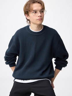 リリヤーンクルーネックセーター