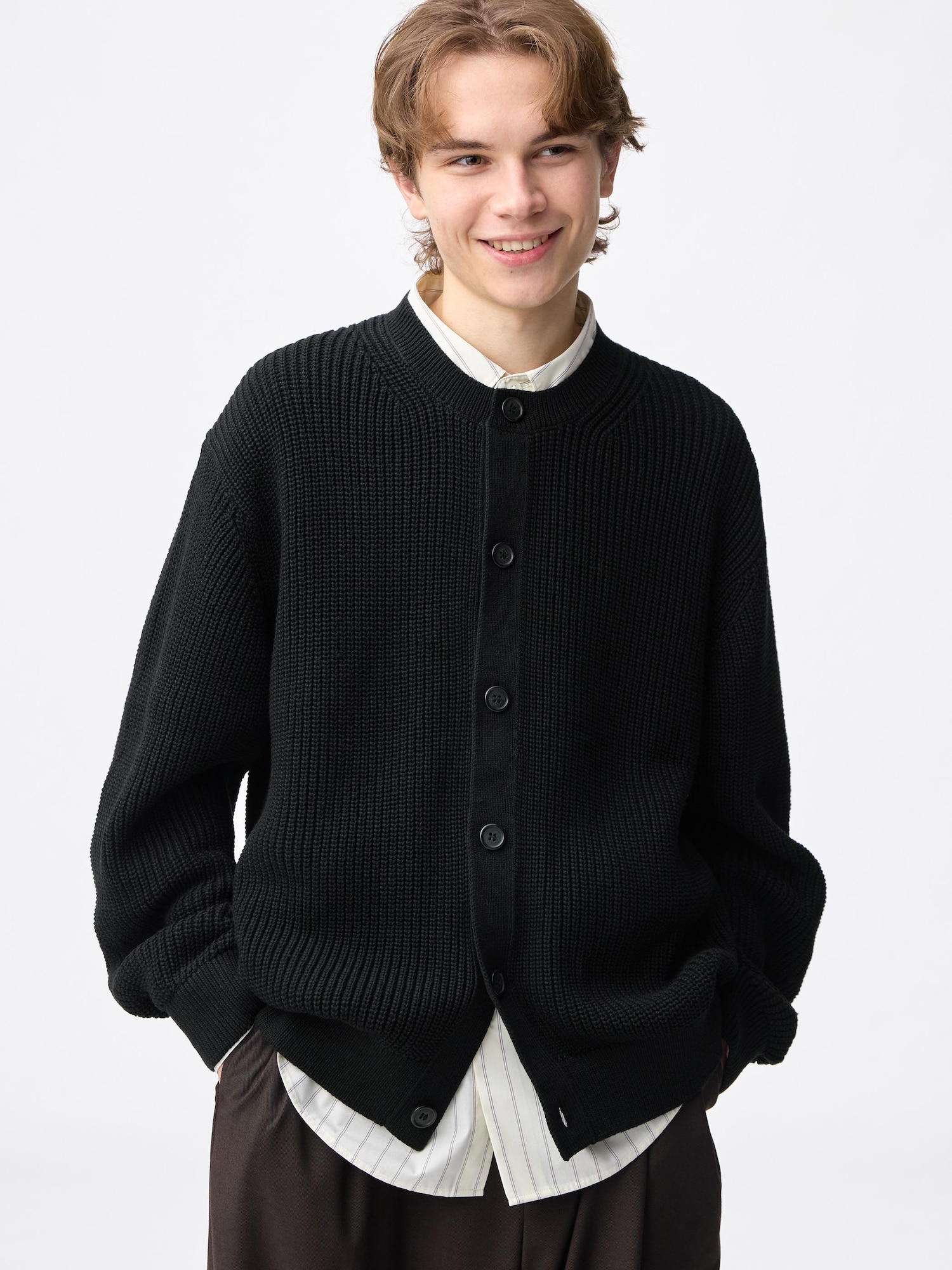 【専用出品】帯なし GU公式 | ウォッシャブルシアーニットカーディガン(長袖)