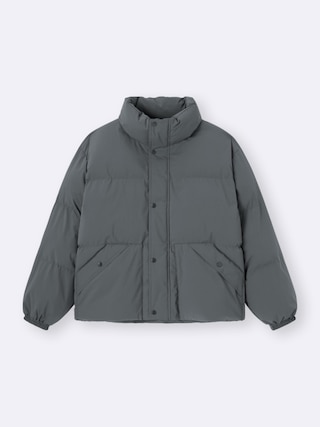 ウォームパデッドスタンドブルゾン+OS(米国仕様) 【メンズ】 【アウター】【GU公式/ジーユー】 【DARK GRAY】