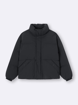 ウォームパデッドスタンドブルゾン+OS(米国仕様) 【メンズ】 【アウター】【GU公式/ジーユー】 【BLACK】