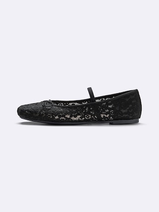ストラップバレエシューズ+OS(米国仕様) 【レディース】 【シューズ】【GU公式/ジーユー】 【BLACK】 ストラップバレエシューズ+OS(米国仕様) 【レディース】 【シューズ】【GU公式/ジーユー】 【BLACK】