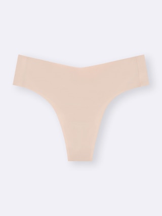 シームレスショーツ(タンガ)+OS(米国仕様) 【レディース】 【インナー・下着】【GU公式/ジーユー】 【BEIGE】 シームレスショーツ(タンガ)+OS(米国仕様) 【レディース】 【インナー・下着】【GU公式/ジーユー】 【BEIGE】