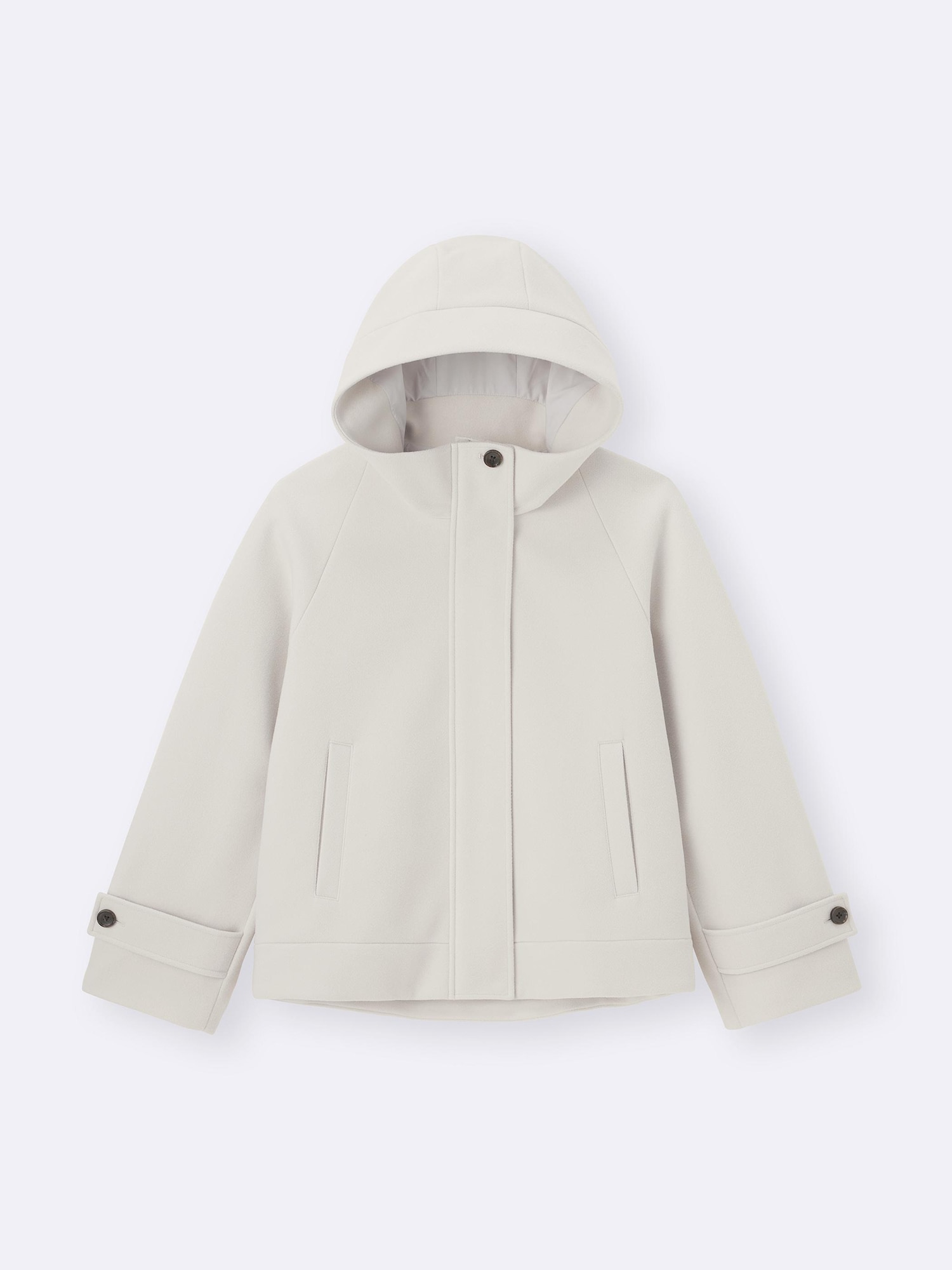 GU公式 | コージーメルトンショートフーディコート+OS(米国仕様)