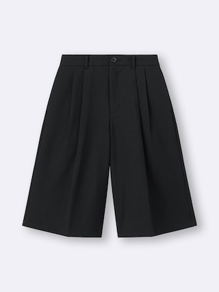 バミューダショートパンツ+OS(米国仕様) 【レディース】 【パンツ】【GU公式/ジーユー】 【BLACK】 バミューダショートパンツ+OS(米国仕様) 【レディース】 【パンツ】【GU公式/ジーユー】 【BLACK】