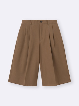 バミューダショートパンツ+OS(米国仕様) 【レディース】 【パンツ】【GU公式/ジーユー】 【BROWN】 バミューダショートパンツ+OS(米国仕様) 【レディース】 【パンツ】【GU公式/ジーユー】 【BROWN】