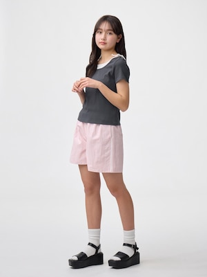 GIRLSドライサイドラインショートパンツJR