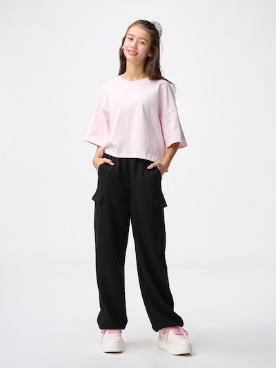 GIRLS 퍼프 스웨트 카고 배럴 레그 팬츠 JR