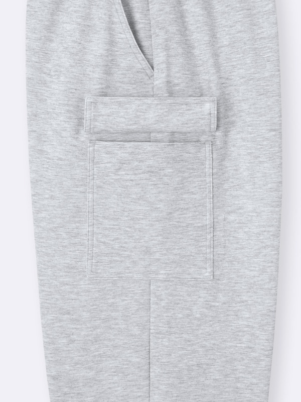 GIRLSパフスウェットカーゴバレルレッグパンツJR