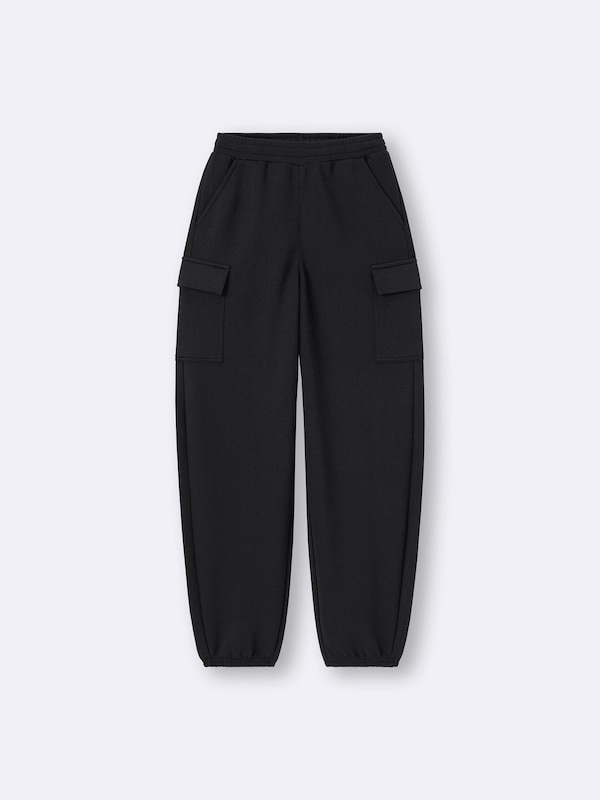 GIRLSパフスウェットカーゴバレルレッグパンツJR