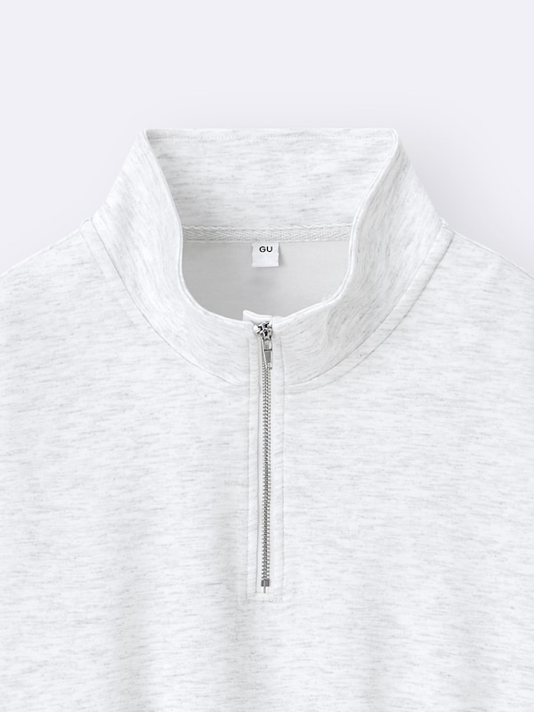 GIRLSパフスウェットハーフジッププルオーバーJR