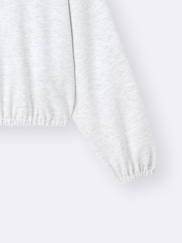 GIRLSパフスウェットハーフジッププルオーバーJR