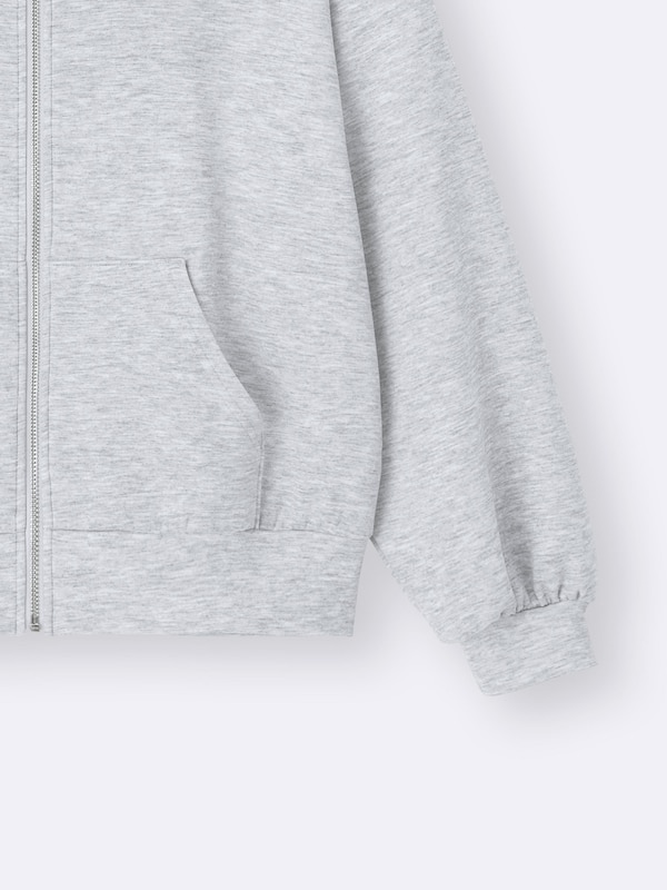 GIRLSパフスウェットフルジップパーカJR