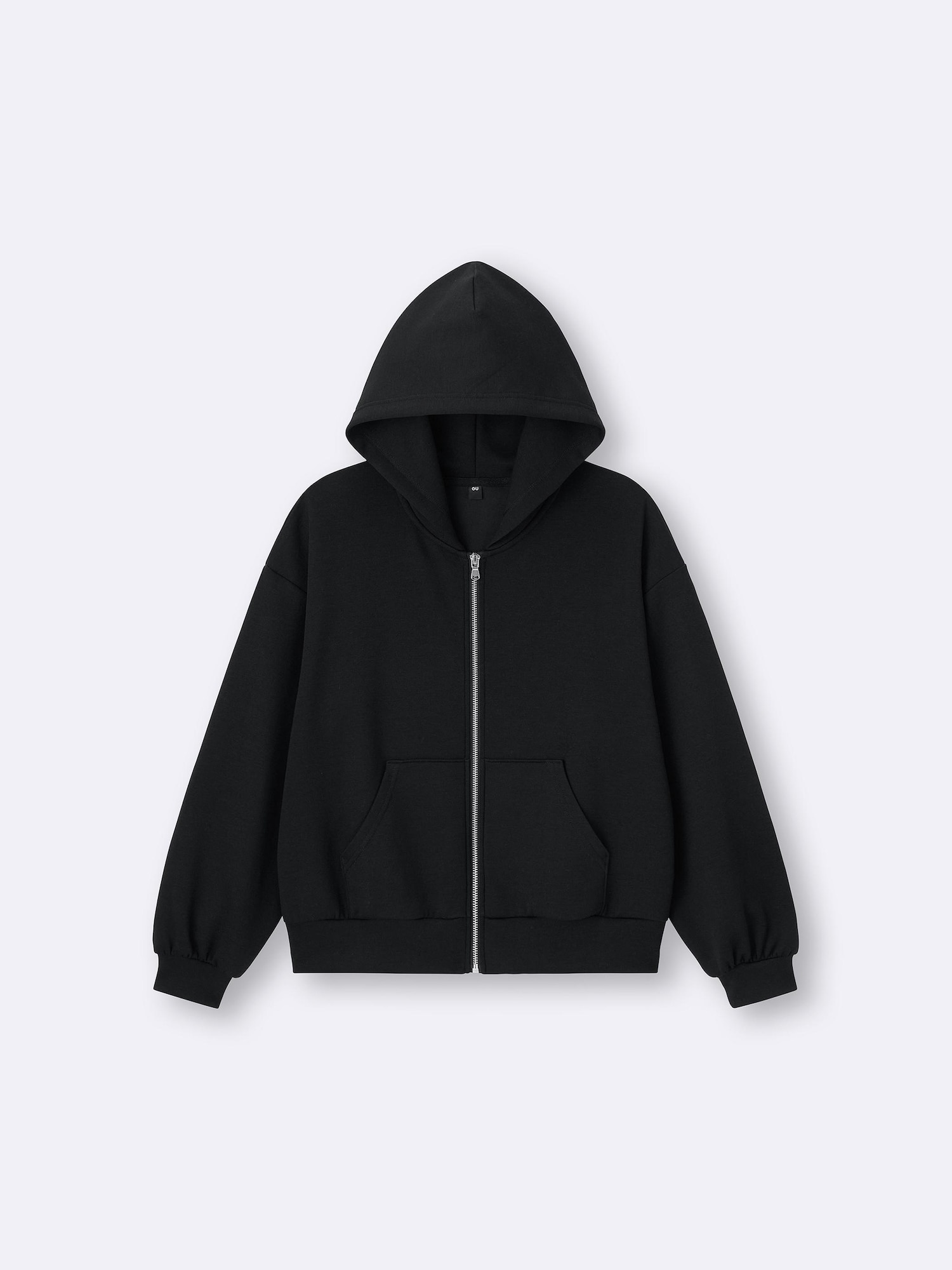 8/15まで　お取り置き専用 GU スウェットフルジップパーカー ブラック Mサイズ - メルカリ