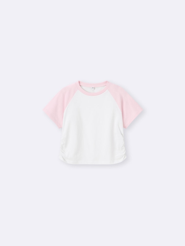 GIRLSクロップドラグランT JR