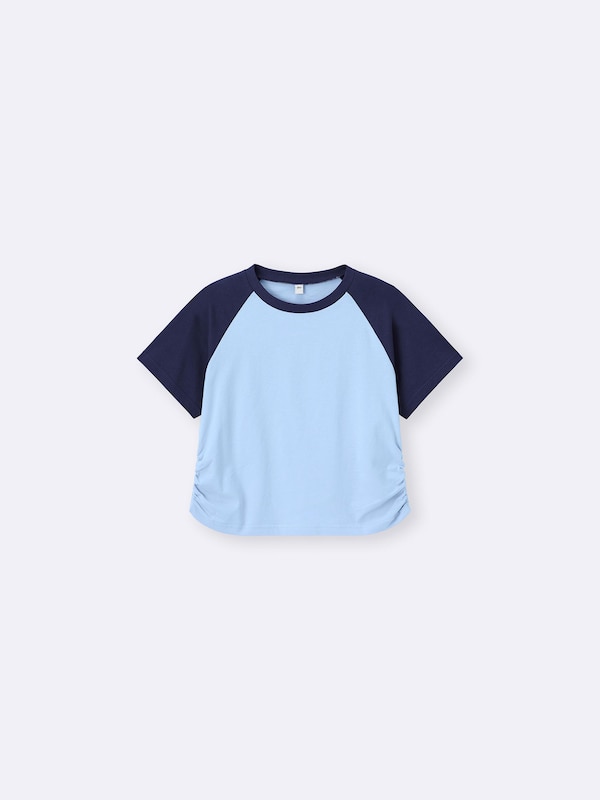 GIRLSクロップドラグランT JR
