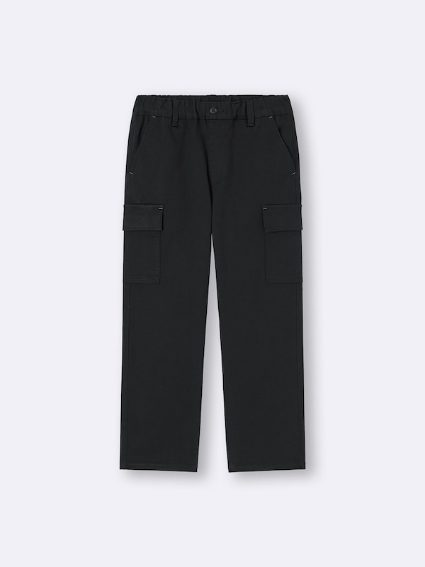 KIDS(男女兼用)ストレッチストレートカーゴパンツ