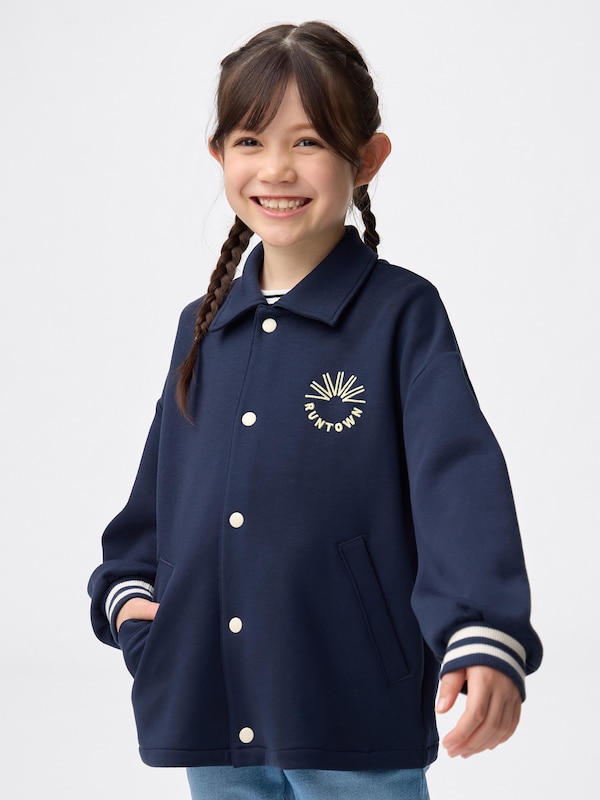 KIDS(男女兼用)パフスウェットコーチジャケット