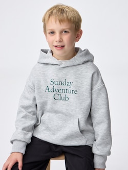 KIDS(男女兼用)パフスウェットパーカ(ロゴ)