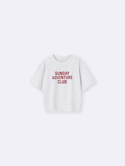 KIDS(男女兼用)スウェT(半袖)(ロゴ)