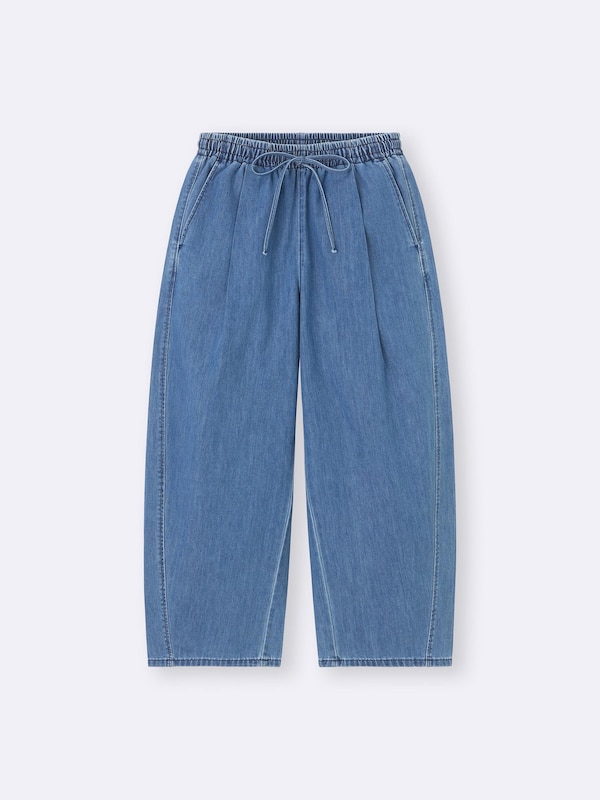 ライトデニムバレルアンクルパンツ(丈標準61.0～65.0cm)
