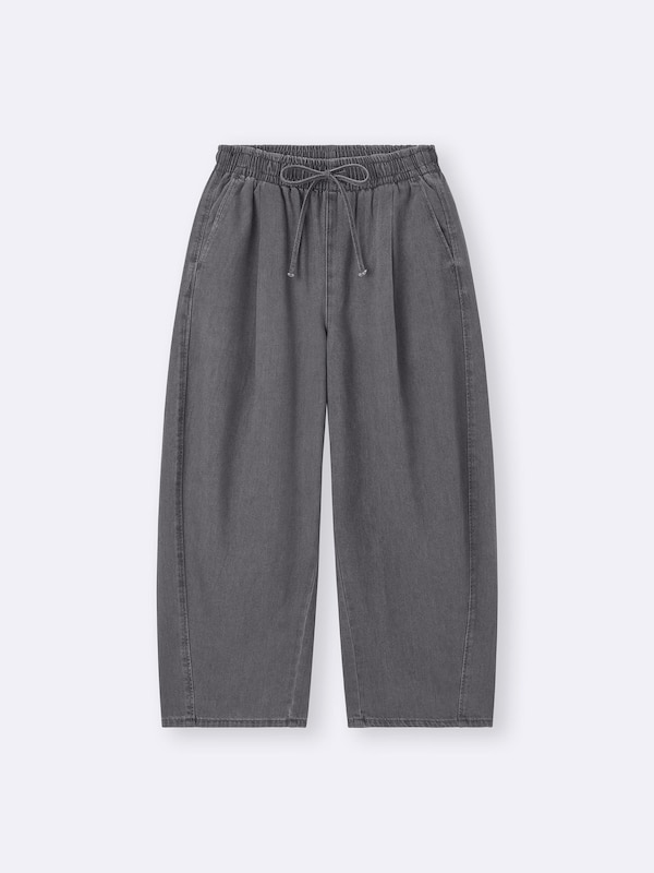 ライトデニムバレルアンクルパンツ(丈標準61.0～65.0cm)