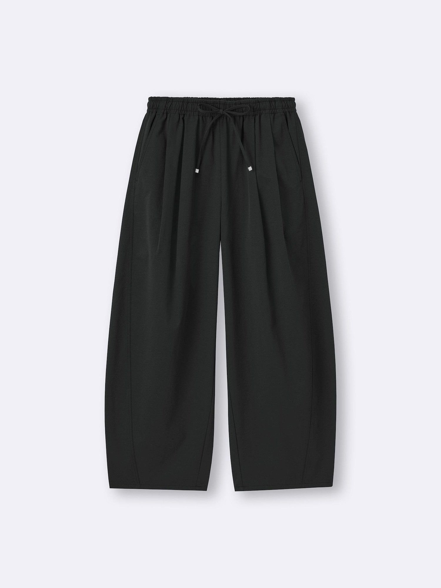 ❤️のすけ❤️ GU公式 | ドライワイドイージーアンクルパンツSW(丈