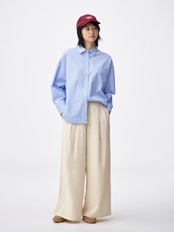 ドレープワイドパンツ