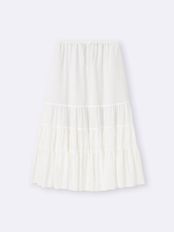 ティアードフレアスカート