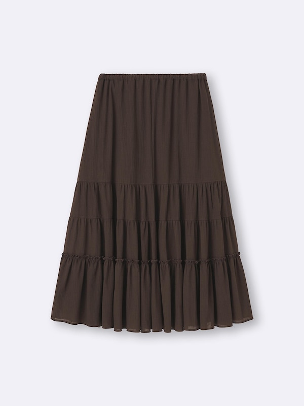 ティアードフレアスカート