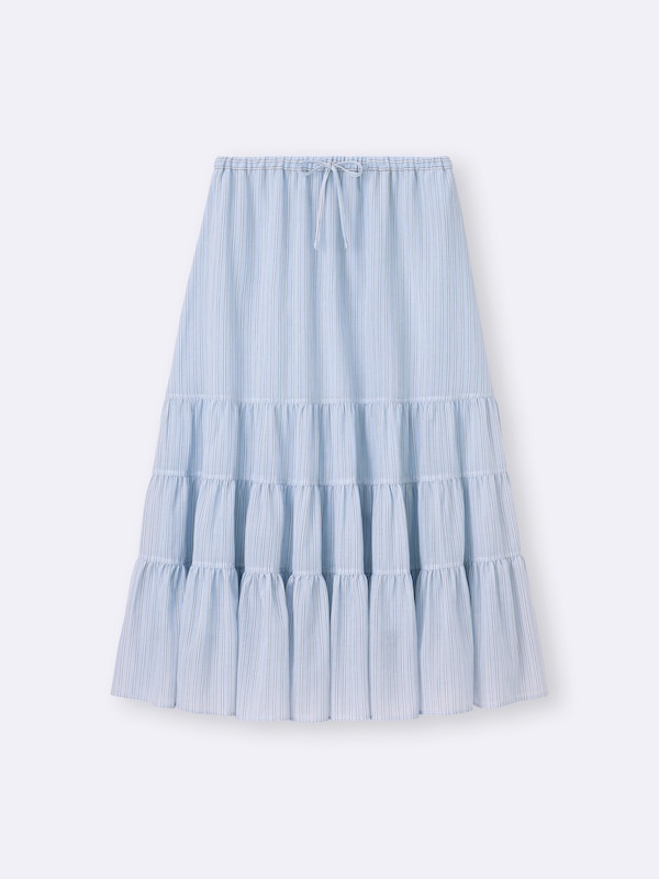 ティアードフレアスカート