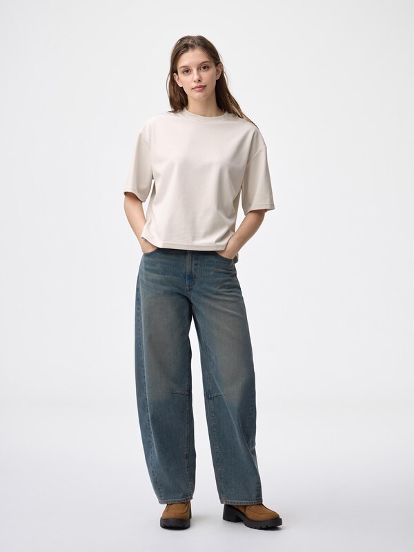 ドライワイドT(5分袖)