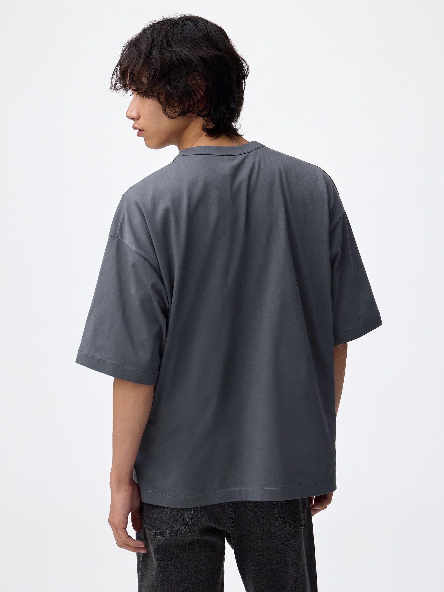GU公式 | ドライボクシーT(5分袖)(ユニセックス)