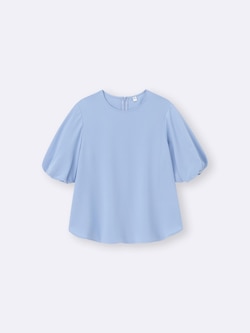 バブルスリーブブラウス(5分袖)