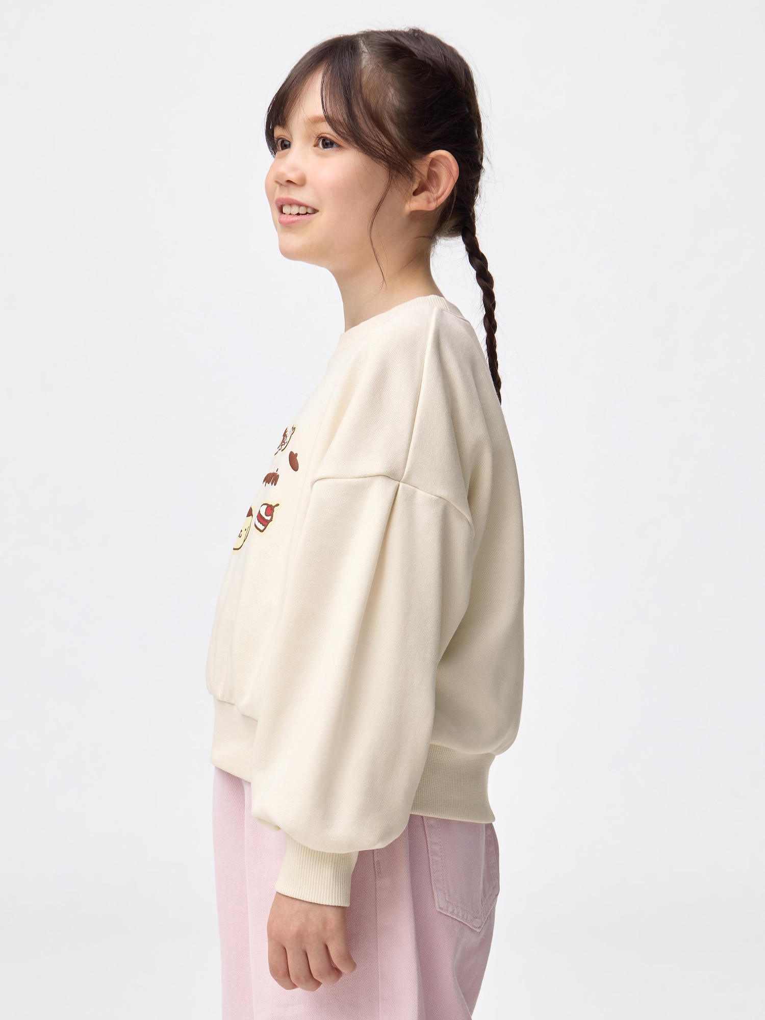 GU公式 | GIRLSスウェットプルオーバー Sanrio characters(キッズ)