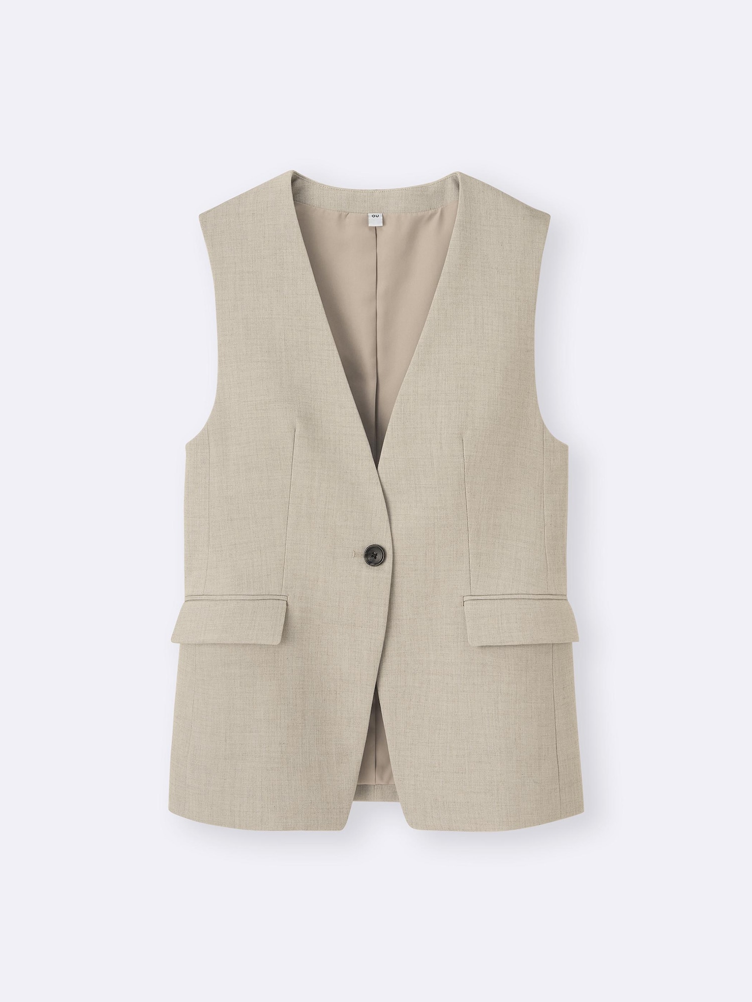 GU公式 | ノーカラーベストZ(セットアップ可能)