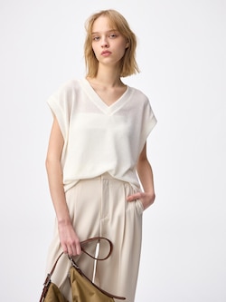 ループヤーンVネックT